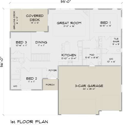 Main Floor for House Plan #5678-00018