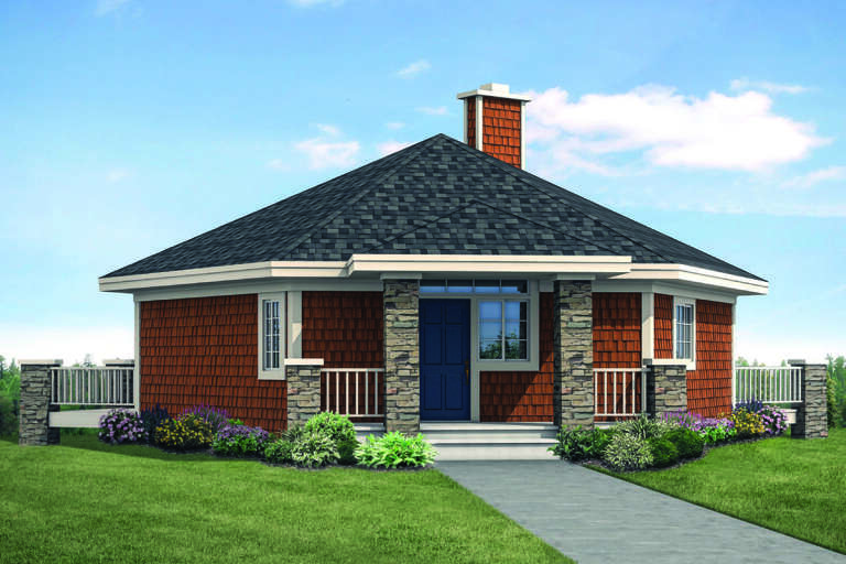 House Plan House Plan #25251 Front Elevation 