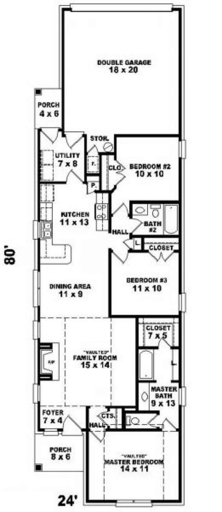 House Plan House Plan #2527 Drawing 1