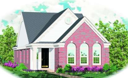 Traditional House Plan #053-00267 Elevation Photo