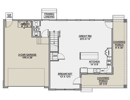Main Floor for House Plan #7306-00026