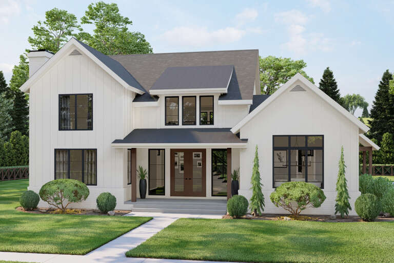 House Plan House Plan #25368 Front Elevation 