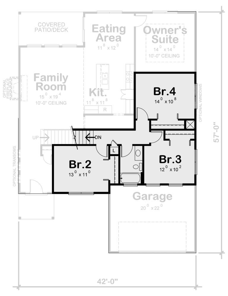 House Plan House Plan #25400 Drawing 2