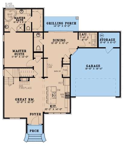 Main Floor for House Plan #8318-00198