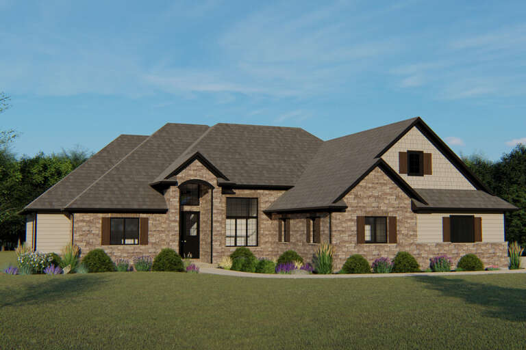 House Plan House Plan #25514 Front Elevation 