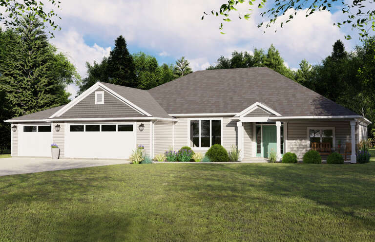 House Plan House Plan #25515 Front Elevation 