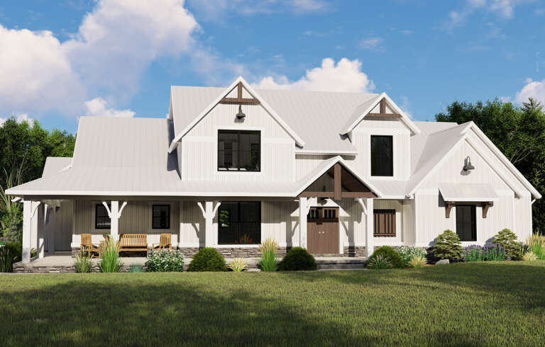 House Plan House Plan #25521 Front Elevation 