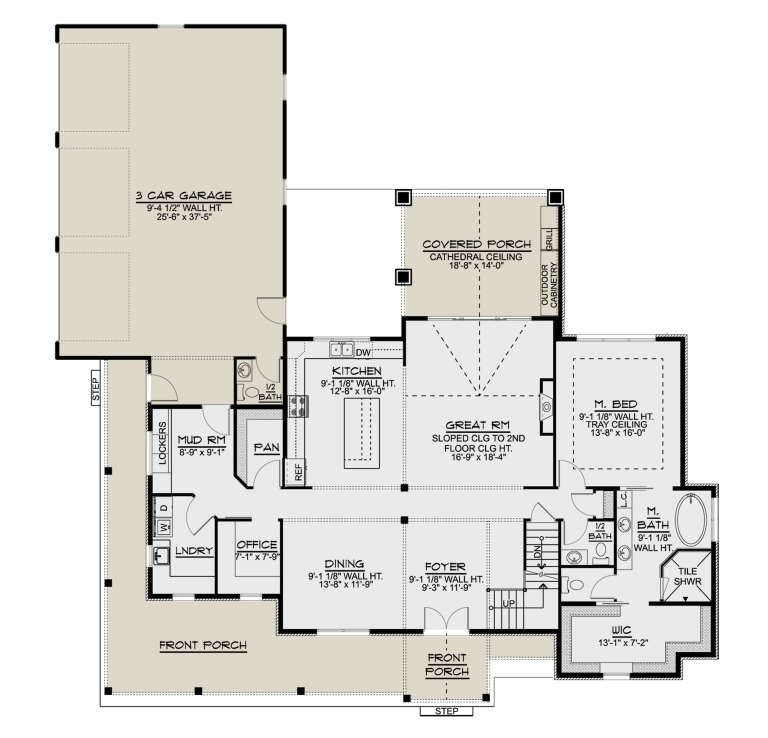 House Plan House Plan #25521 Drawing 1