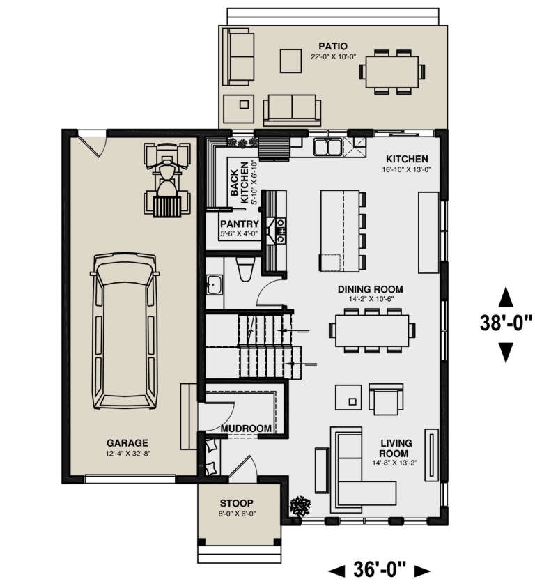 House Plan House Plan #25541 Drawing 1