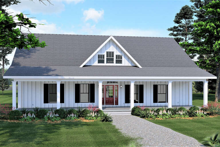 House Plan House Plan #25556 Front Elevation 