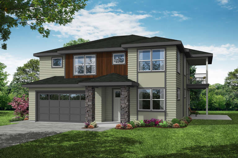 House Plan House Plan #25560 Front Elevation 
