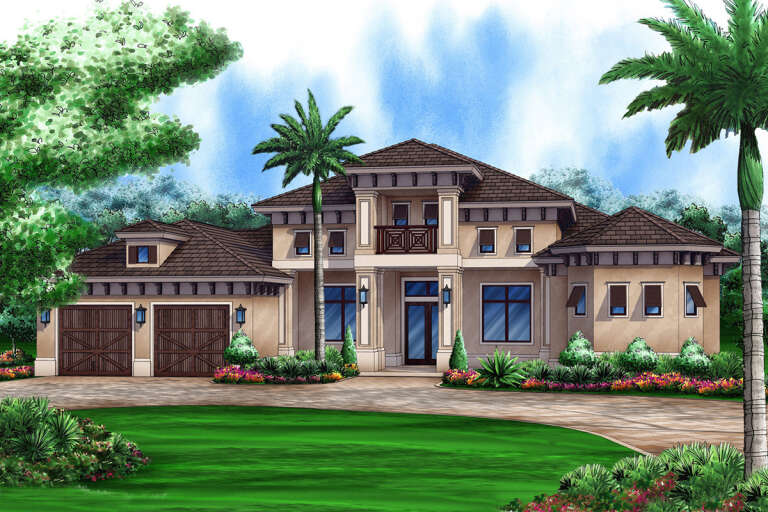 House Plan House Plan #25579 Front Elevation 