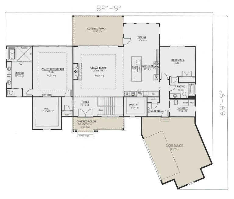 House Plan House Plan #25613 Drawing 1