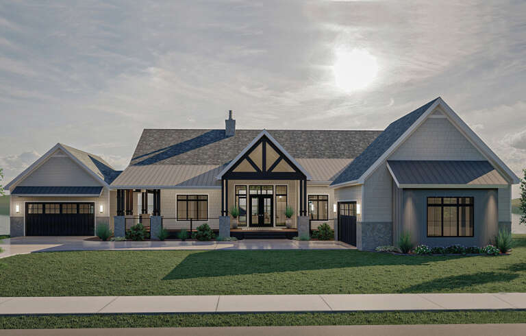 House Plan House Plan #25653 Front Elevation 
