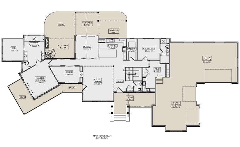 House Plan House Plan #25657 Drawing 1
