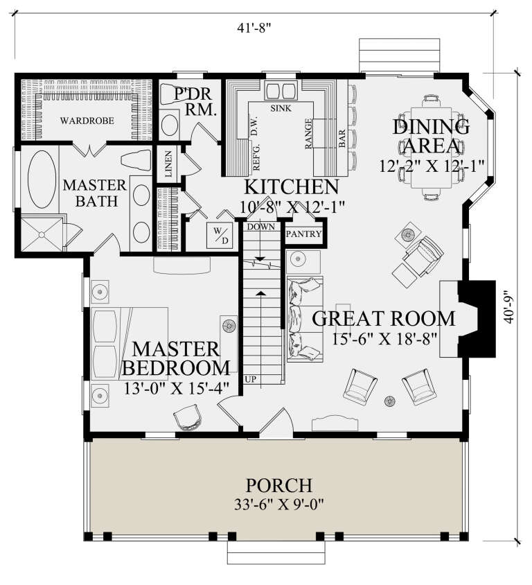 House Plan House Plan #25661 Drawing 1
