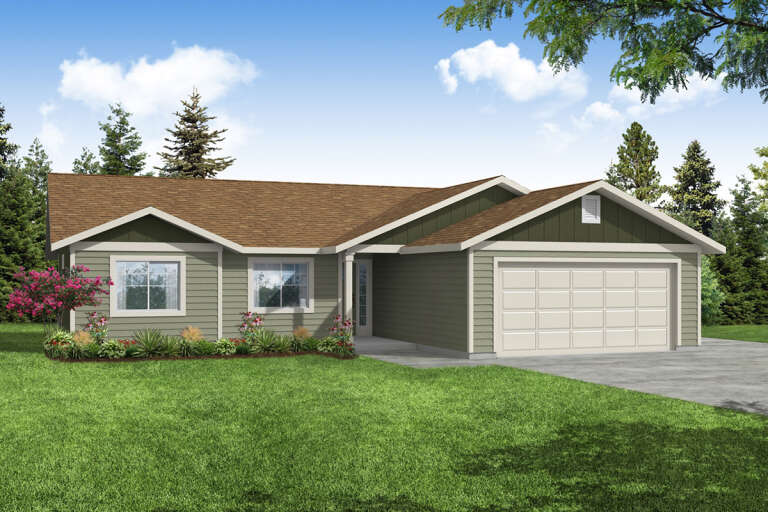 House Plan House Plan #25672 Front Elevation 