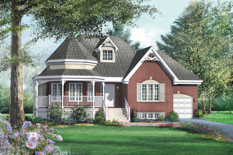 House Plan House Plan #25689 Front Elevation 