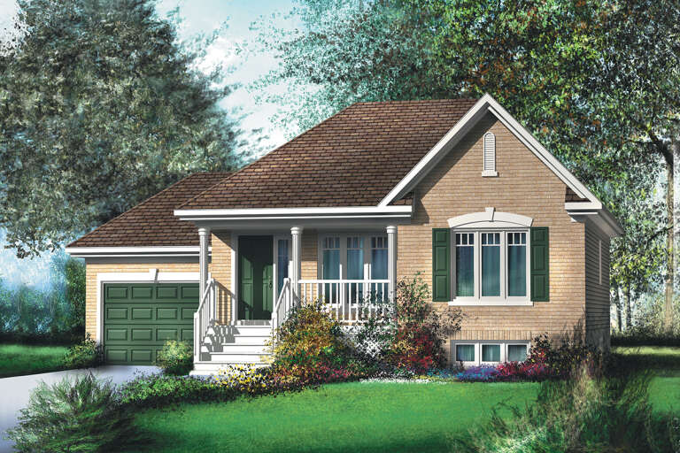 House Plan House Plan #25692 Front Elevation 