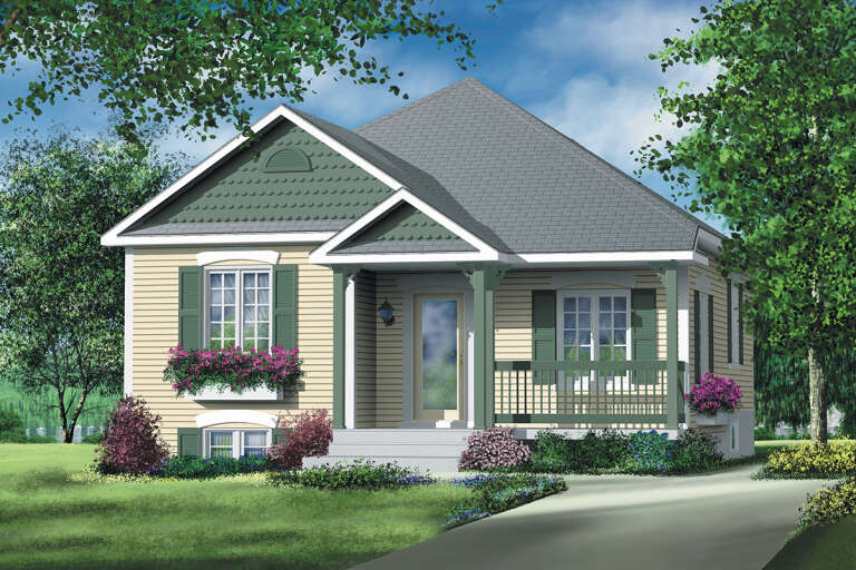 House Plan House Plan #25693 Front Elevation 