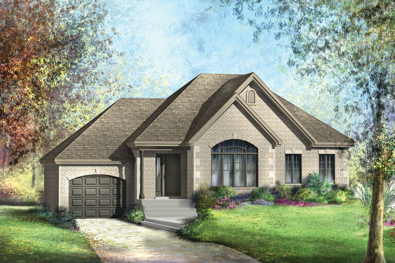 House Plan House Plan #25698 Front Elevation 