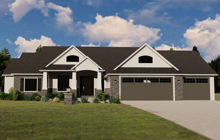 House Plan House Plan #25706 Front Elevation 