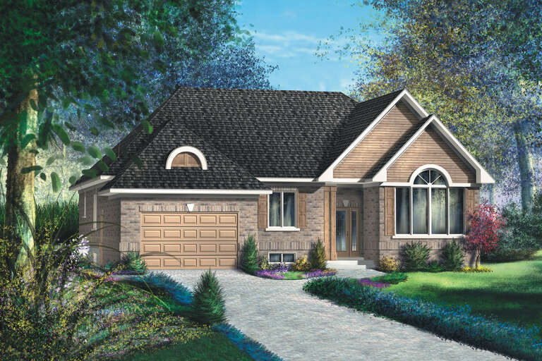House Plan House Plan #25732 Front Elevation 