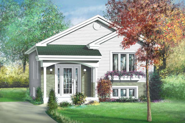 House Plan House Plan #25737 Front Elevation 