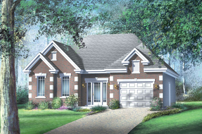 House Plan House Plan #25745 Front Elevation 