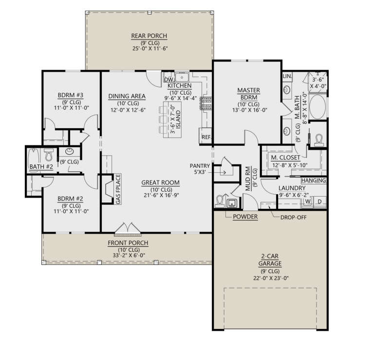 House Plan House Plan #25759 Drawing 1