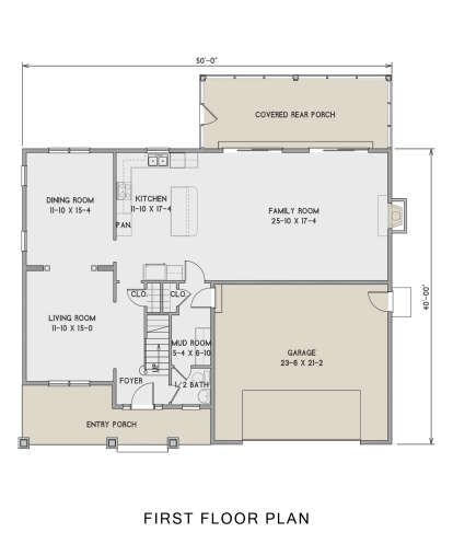 Main Floor for House Plan #4351-00030
