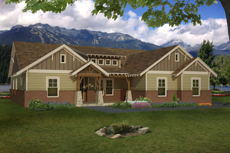 House Plan House Plan #25794 Front Elevation 