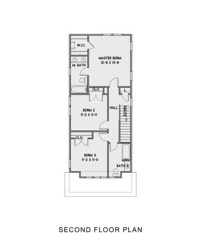Second Floor for House Plan #4351-00043