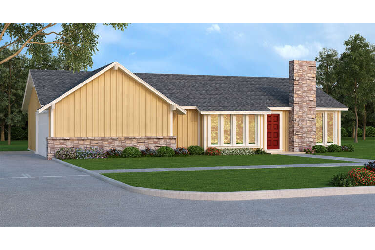 House Plan House Plan #25805 Front Elevation 
