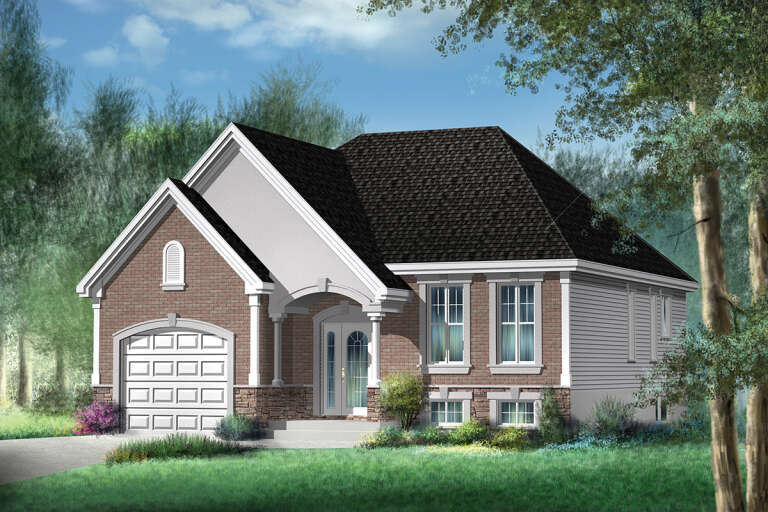 House Plan House Plan #25807 Front Elevation 