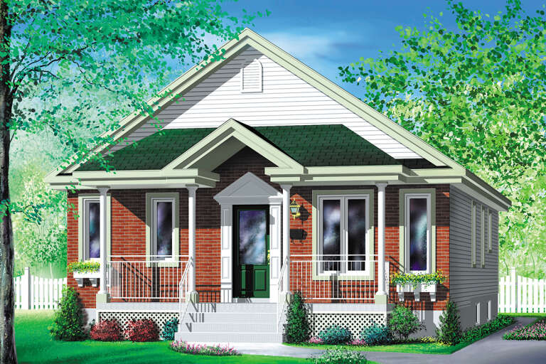 House Plan House Plan #25808 Front Elevation 