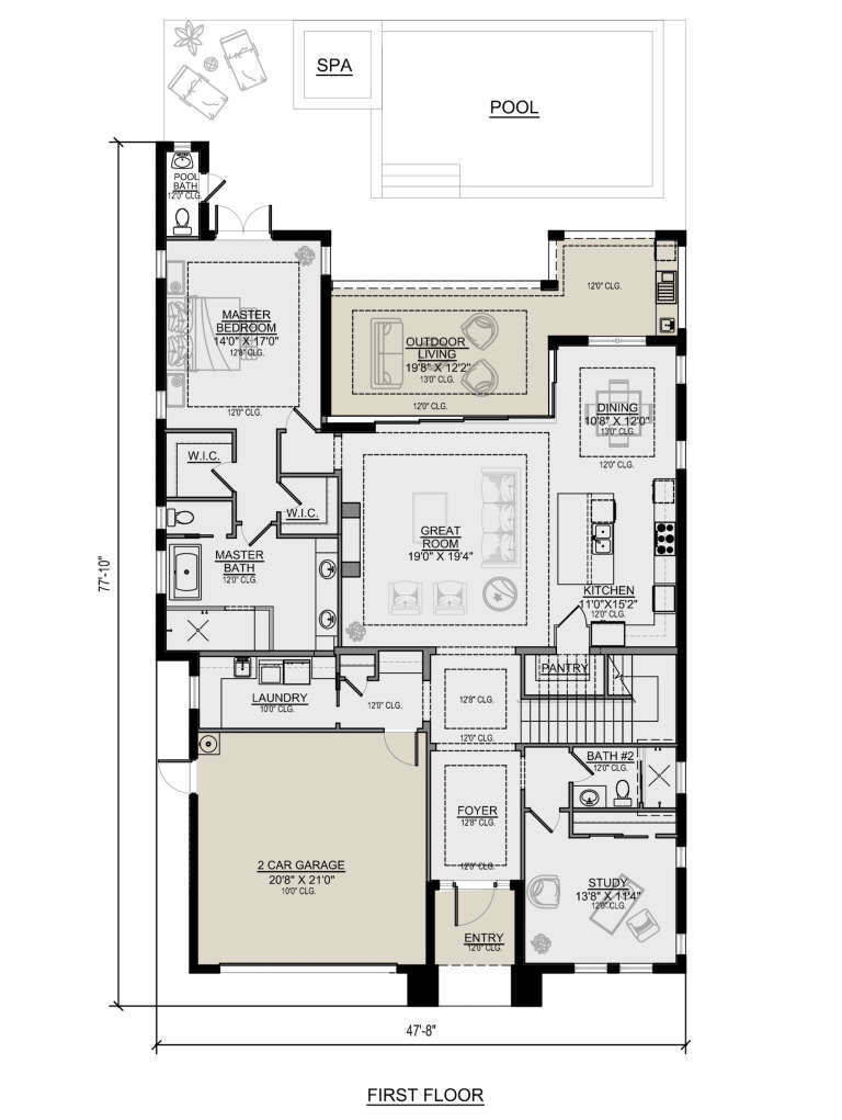 House Plan House Plan #25823 Drawing 1