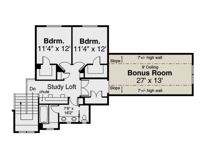 House Plan House Plan #25843 Drawing 2