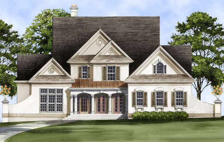 House Plan House Plan #25856 Front Elevation