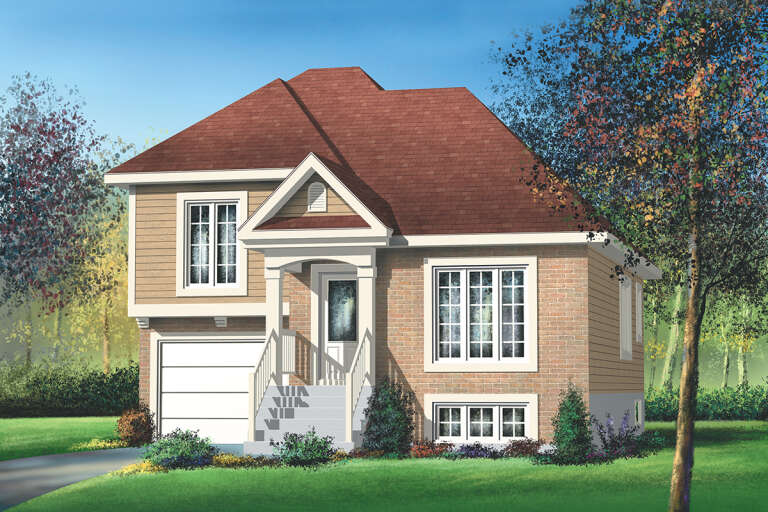House Plan House Plan #25864 Front Elevation
