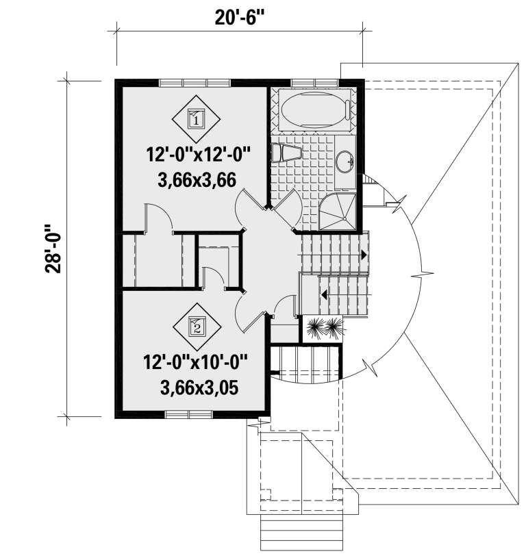 House Plan House Plan #25864 Drawing 2