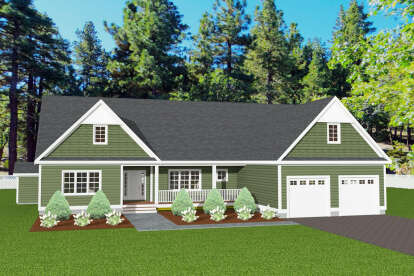 Country House Plan #740-00001 Elevation Photo