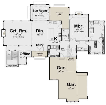 Main Floor for House Plan #963-00589