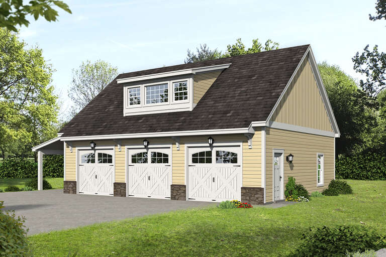 House Plan House Plan #25901 Front Elevation