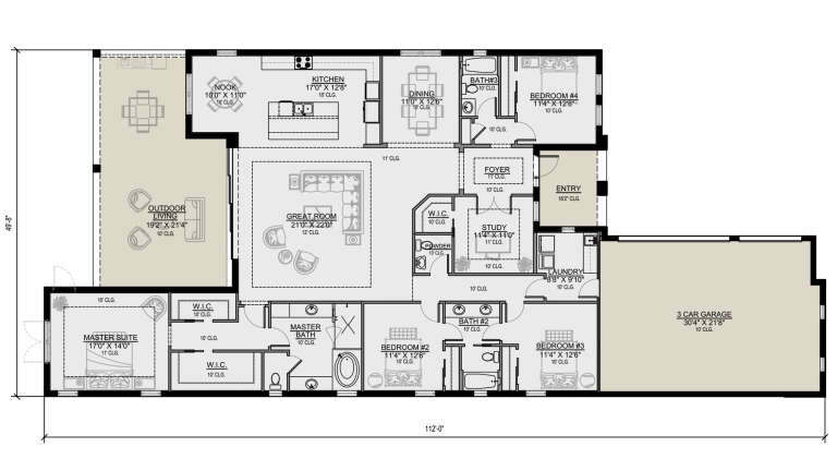 House Plan House Plan #25907 Drawing 1