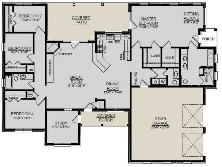 House Plan House Plan #25975 Drawing 1