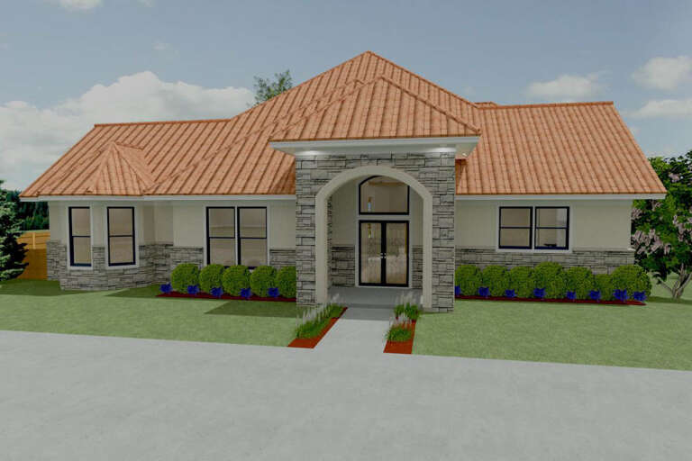 House Plan House Plan #25978 Front Elevation