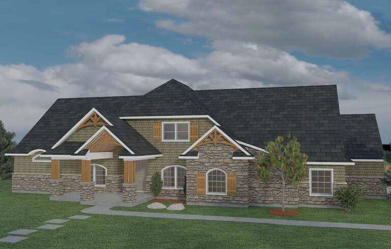 House Plan House Plan #25995 Front Elevation