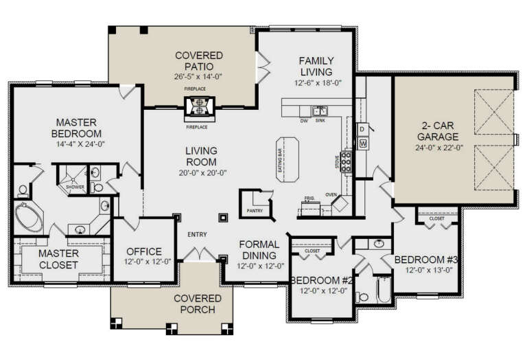 House Plan House Plan #25995 Drawing 1