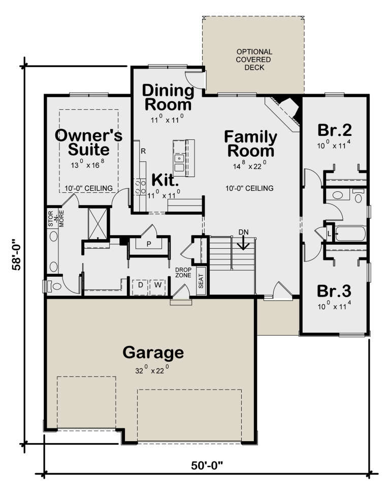 House Plan House Plan #26028 Drawing 1